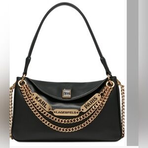 Karl Lagerfeld Nadine Leather Shoulder bag